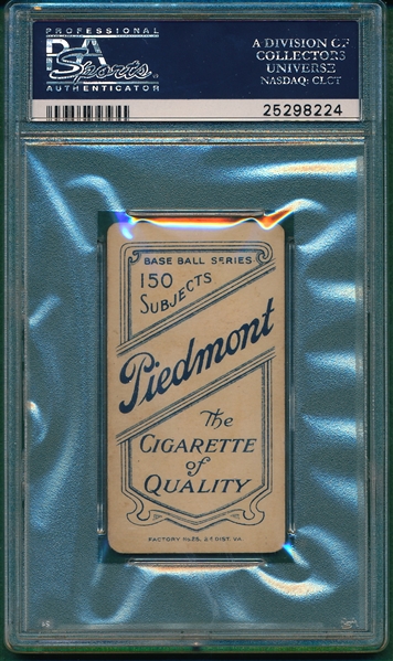 1909-1911 T206 Gilbert Piedmont Cigarettes PSA 2 (MC) *Double Name*