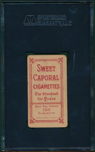 1909-1911 T206 Tannehill, L., Sweet Caporal Cigarettes SGC 40