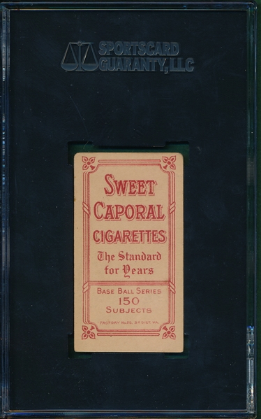1909-1911 T206 Ritchey, No Dove, Sweet Caporal Cigarettes, Factory 25, SGC 35 