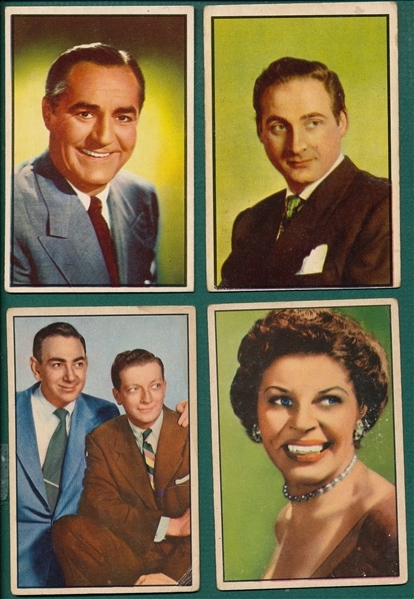 1952 & 53 Bowman TV & Radio Stars of NBC Lot of (35) 