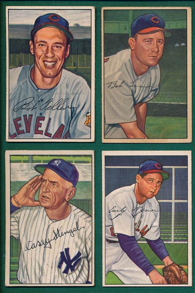 1952 Bowman Lot of (32) W/ Feller