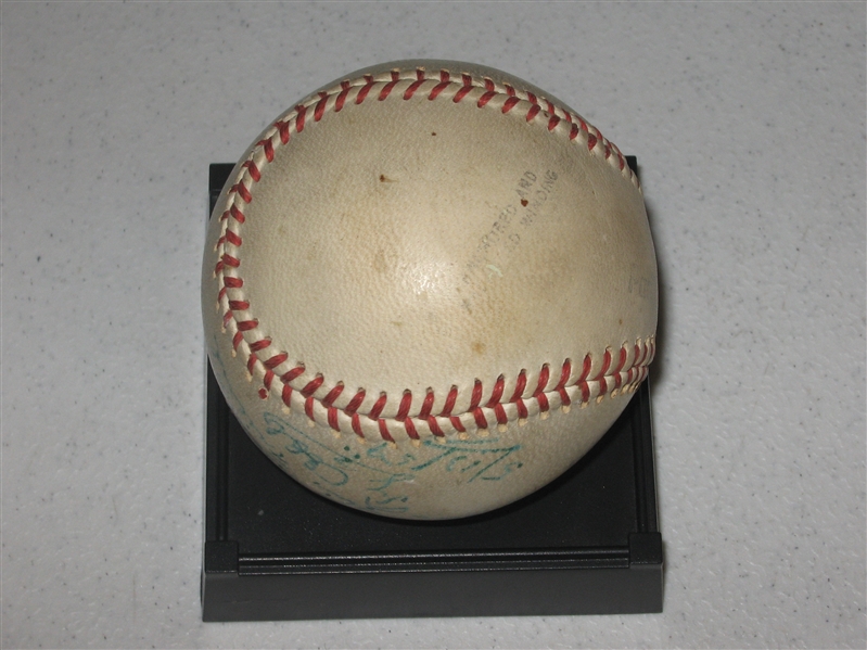 Ty Cobb Autographed Baseball, Certified JSA