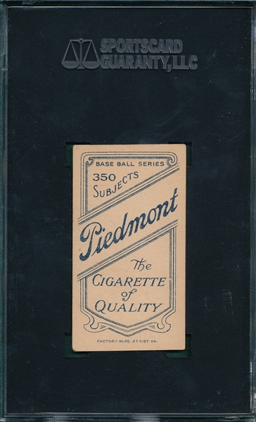 1909-1911 T206 Thebo Piedmont Cigarettes SGC 50 *Southern League*