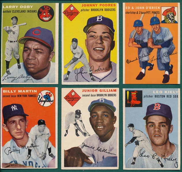 1954 Topps Lot of (28) W/ Doby