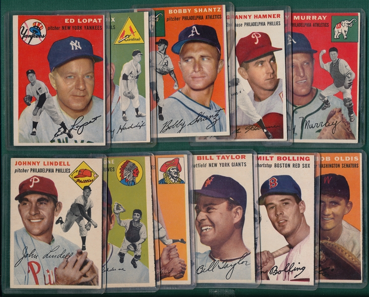 1954 Topps Lot of (28) W/ Doby