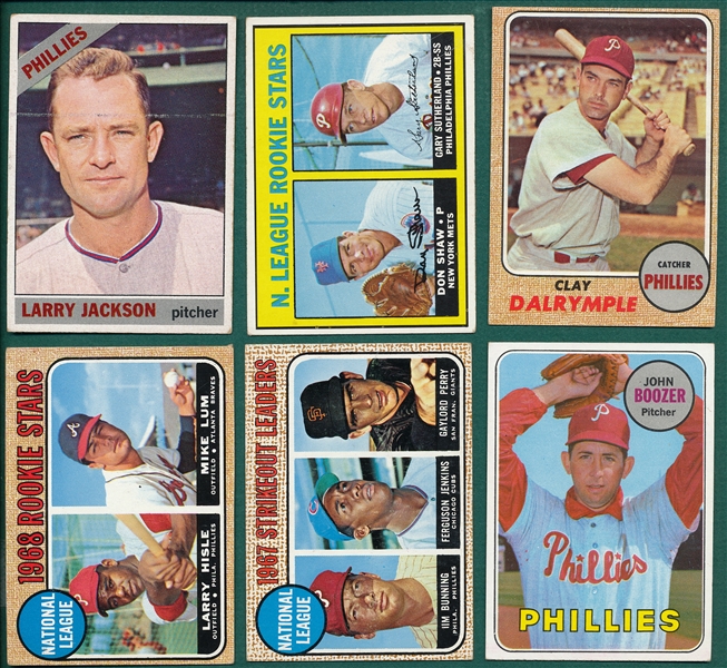 1959-71 Topps Phillies Commons Lot of (137) W/ High #s