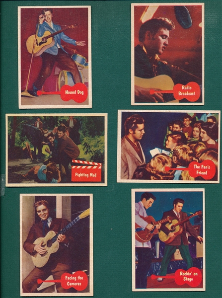 1956 Elvis Presley Lot of (6) *High Grade*