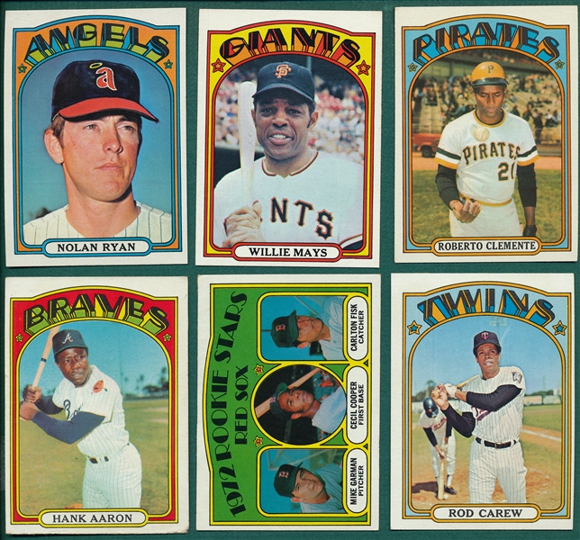 1972 Topps Baseball Near Complete Set (783/787) 