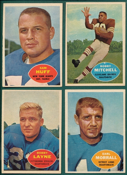 1960 Topps FB Lot of (156) W/ Huff