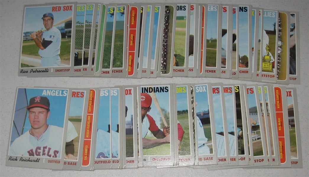 1970 Topps Lot of (77) High Numbers W/ (2) Santo