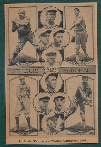 1911-27 Reach/Spalding Pages Lot of (5) W/ Lajoie