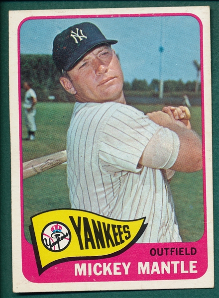 1965 Topps #350 Mickey Mantle 