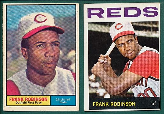 1961/64 Topps Frank Robinson (2) Card Lot