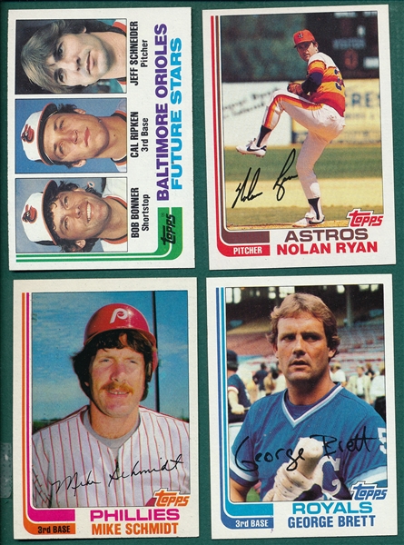1982 Topps Baseball Complete Set W/ (2) Ripken, Rookie