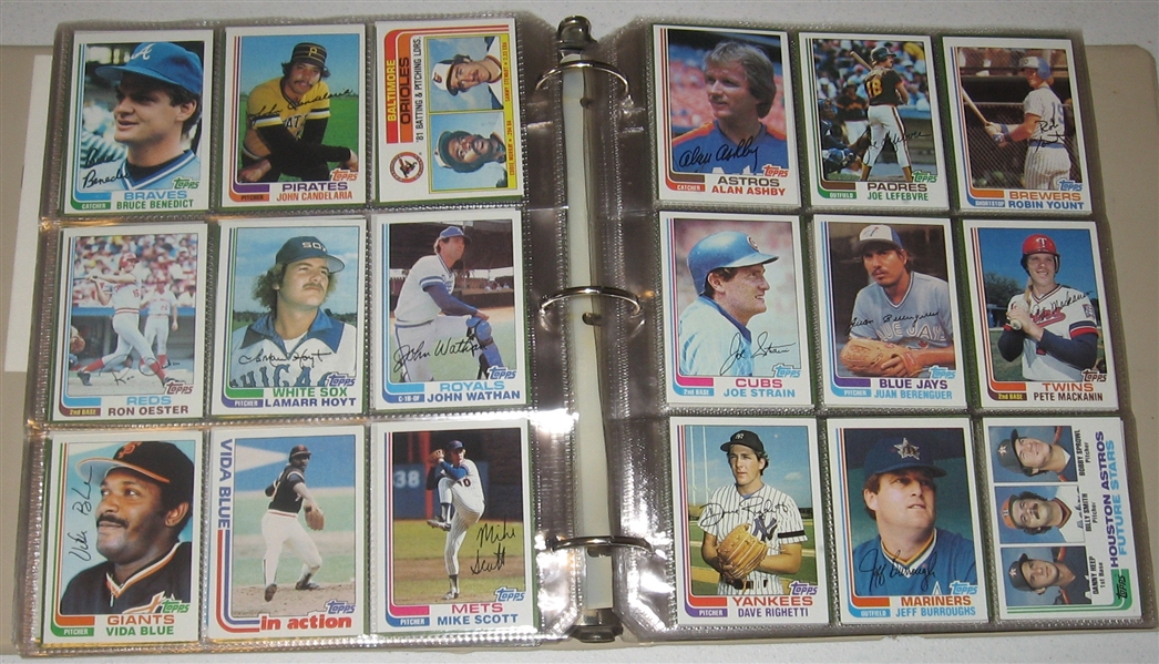 1982 Topps Baseball Complete Set W/ (2) Ripken, Rookie