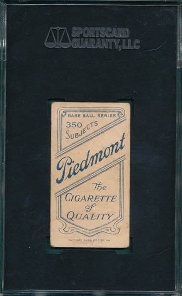 1909-1911 T206 Lafitte Piedmont Cigarettes SGC 20 *Southern League* *Presents Better*