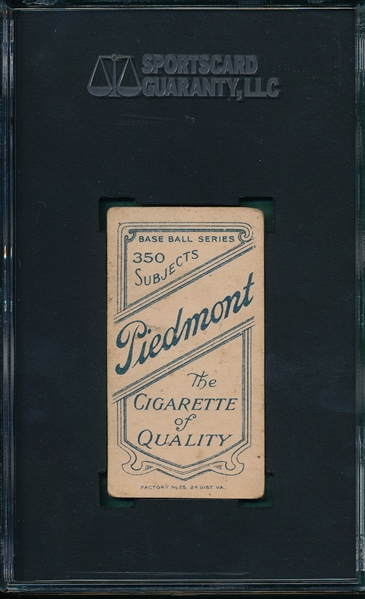 1909-1911 T206 Jones, Hands on Hips, Piedmont Cigarettes SGC 30