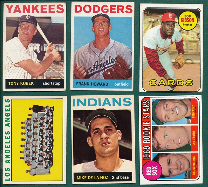 1964/69 Topps Lot of (198) W/ Gibson