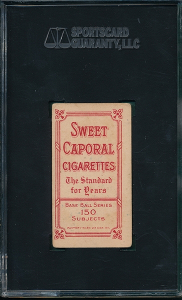 1909-1911 T206 Lindaman Sweet Caparol Cigarettes SGC 30