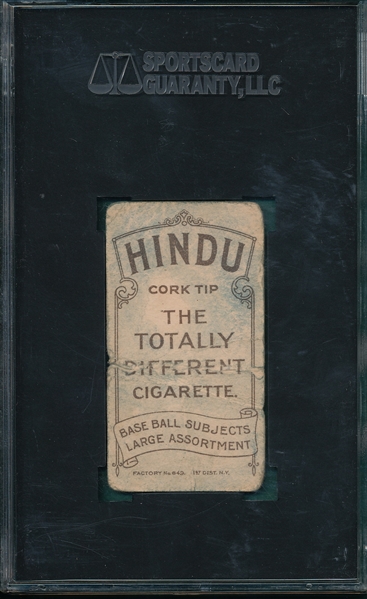 1909-1911 T206 Schulte Hindu Cigarettes SGC 10