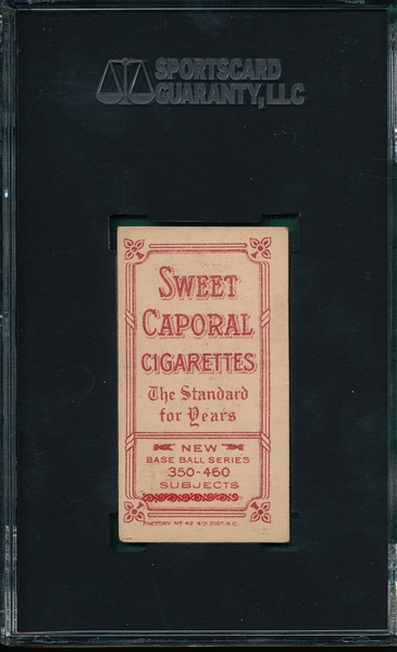 1909-1911 T206 Elberfeld, Fielding, Sweet Caparol Cigarettes SGC 40 