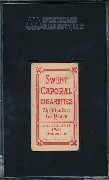 1909-1911 T206 Powell Sweet Caparol Cigarettes SGC 50 *Horizontal*