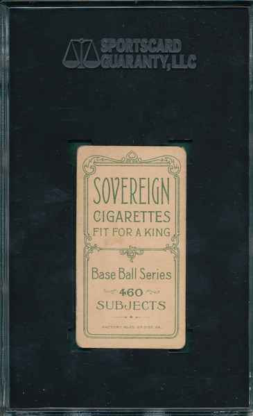1909-1911 T206 Smith, Happy, Sovereign Cigarettes SGC 35 *460 Series*