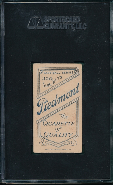1909-1911 T206 O'Brien Piedmont Cigarettes SGC 50