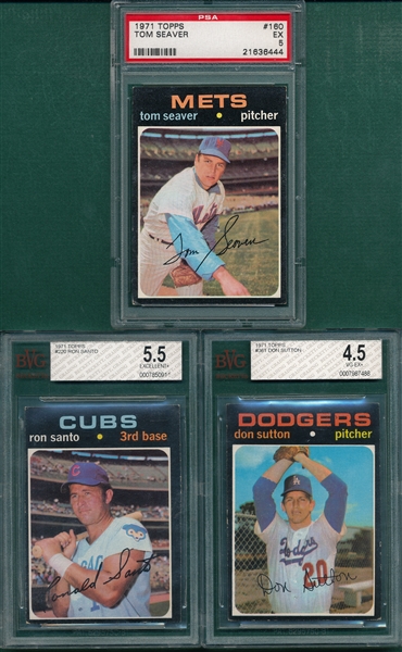 1971 Topps Partial Set (623/752) W/ Mays