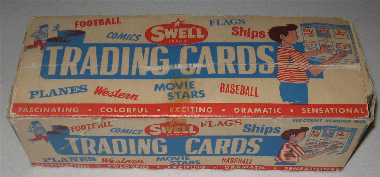 Swell Trading Cards Vendor Empty Box