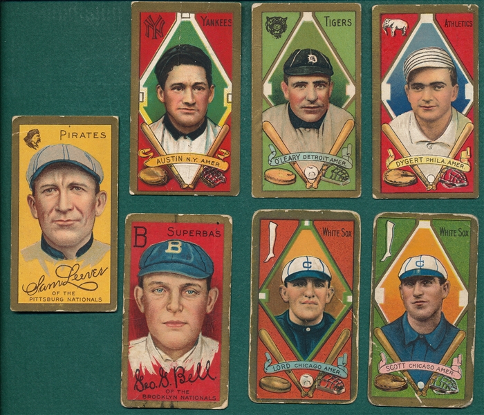 1911 T205 Lot of (7) W/ Leever