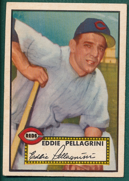1952 Topps #405 Eddie Pellagrini, *Hi #*