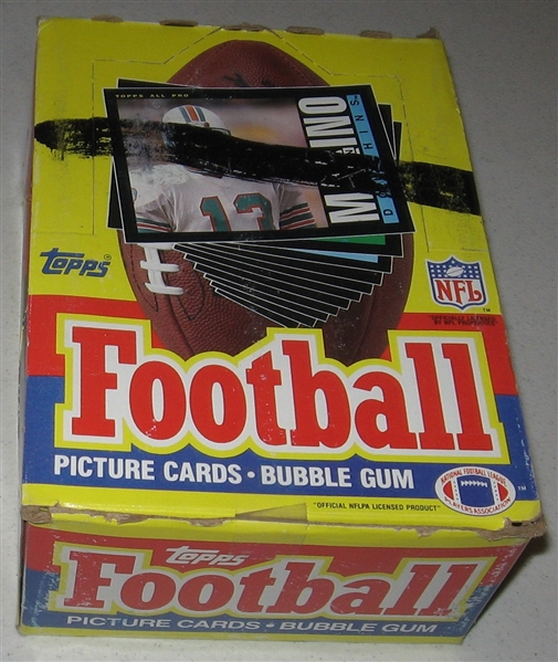 1985 Topps FB Unopened Wax Box (36) Packs 