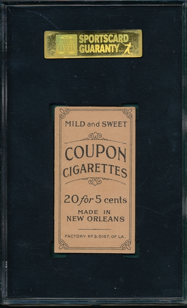 1914 T213-2 Campbell Coupon Cigarettes SGC 40
