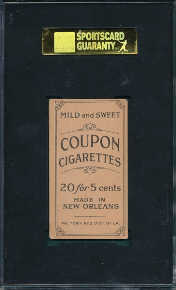 1914 T213-2 Wilson Coupon Cigarettes SGC 40
