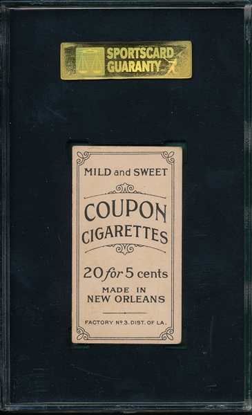 1914 T213-2 Downey Coupon Cigarettes SGC 40 *Federal League*