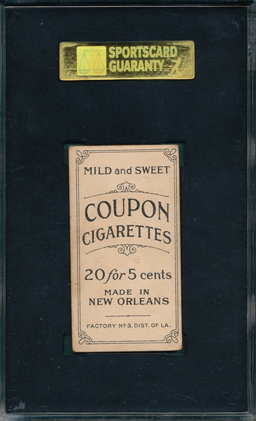 1914 T213-2 Crandall Coupon Cigarettes SGC 40 *Federal League*