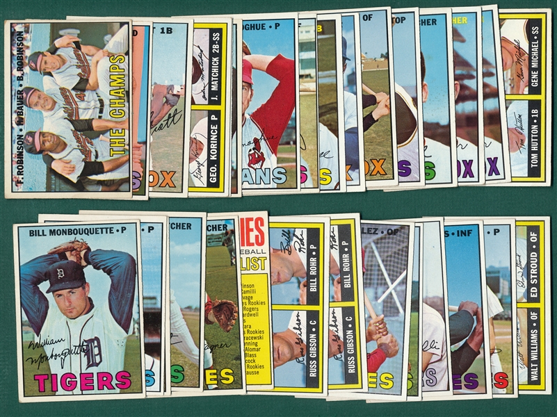 1967 Topps Lot of (37) W/ Rose & High Numbers