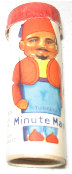 1930s R43 Minute Man, Turkey, Red Cap, Candy Cylinders, American Mint Co.