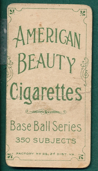 1909-1911 T206 Starr American Beauty Cigarettes *Only 4 Graded*