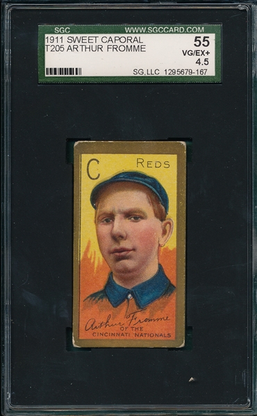 1911 T205 Fromme Sweet Caporal Cigarettes SGC 55