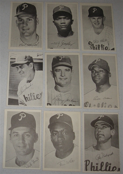 1967 Phillies Safe Driving Complete Set (13) W/ Bunning