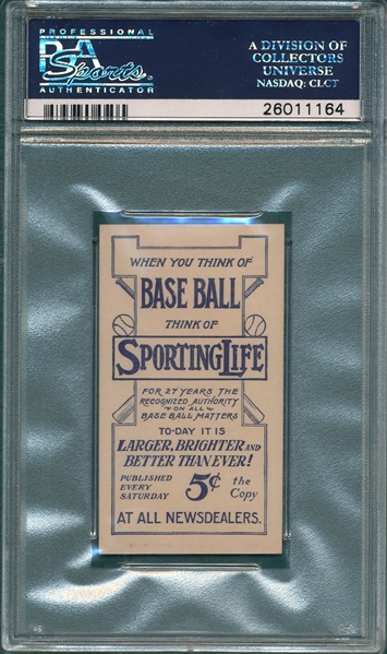 1911 M116 Dots Miller Sporting Life PSA 7