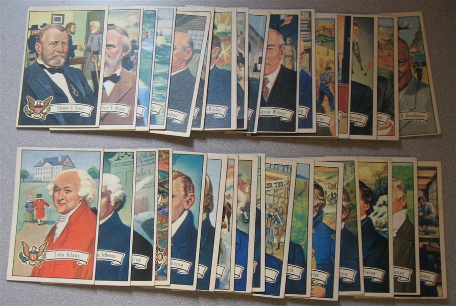1952 Bowman US Presidents Complete Set of (36)