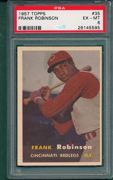 1957 Topps #35 Frank Robinson PSA 6 *Rookie*