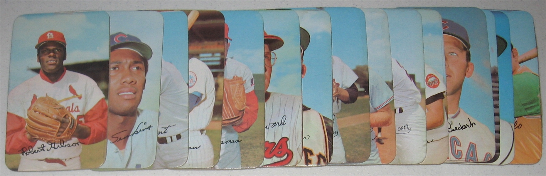 1970/71 Topps Supers Lot of (146) W/ Aaron & Mays