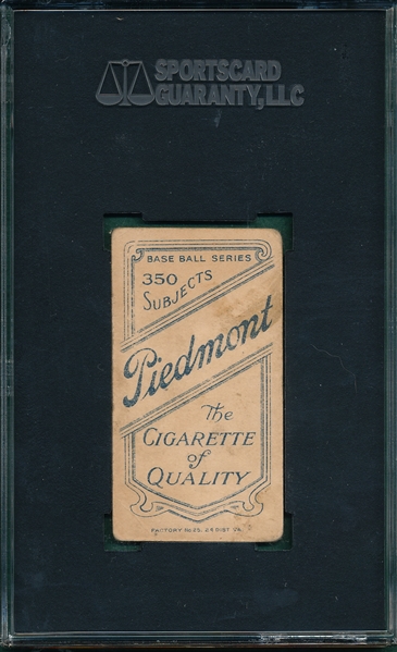 1909-1911 T206 Taylor Piedmont Cigarettes SGC 30
