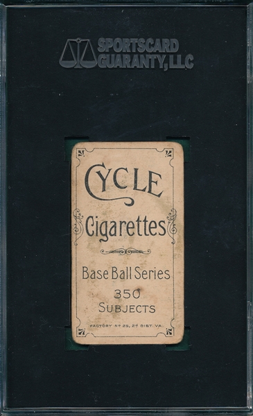 1909-1911 T206 Schrim Cycle Cigarettes SGC 35