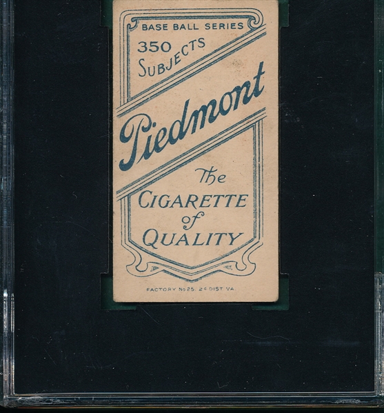 1909-1911 T206 Burke Piedmont Cigarettes SGC 60
