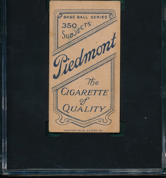 1909-1911 T206 Hallman Piedmont Cigarettes SGC 60